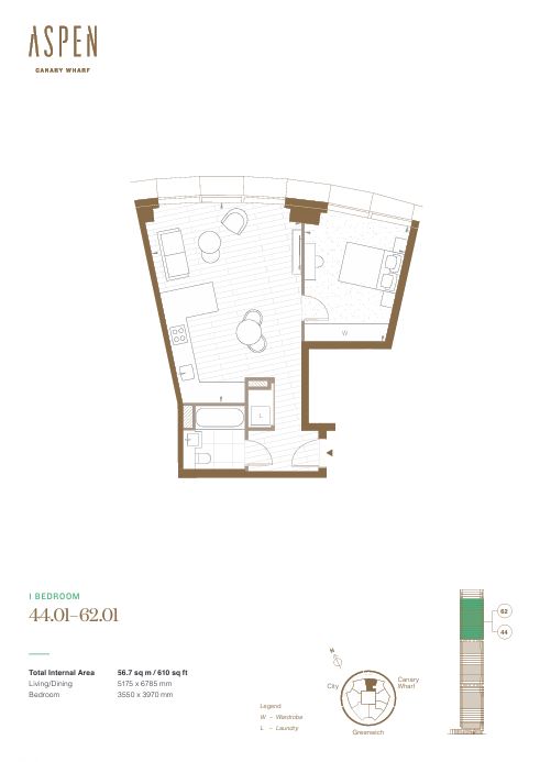Floor plan for Residence 4401
