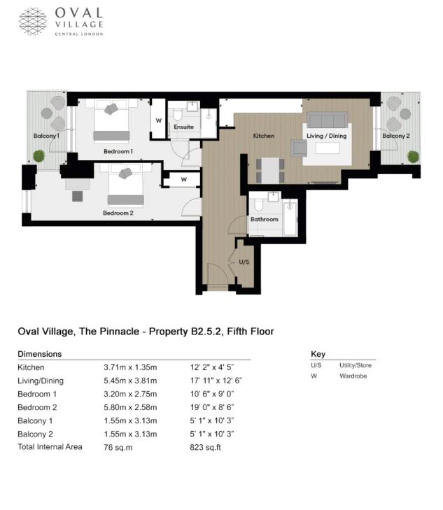 Floor plan for 9 Gasholder Place