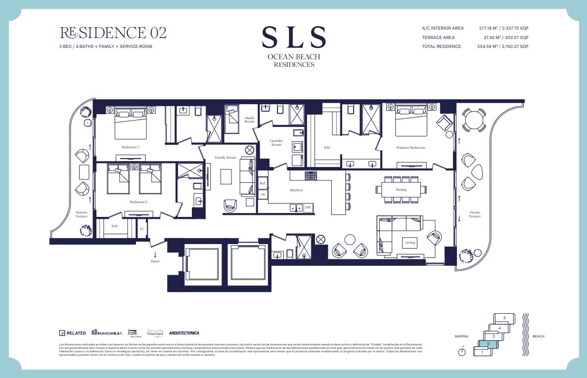 Floor plan for PUERTO CANCUN, 77500 Cancún, Q.R., Mexico