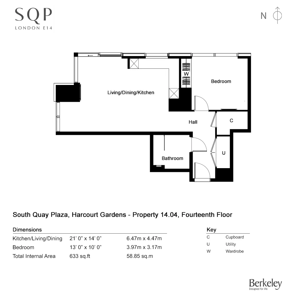 Floor plan for Residence 04