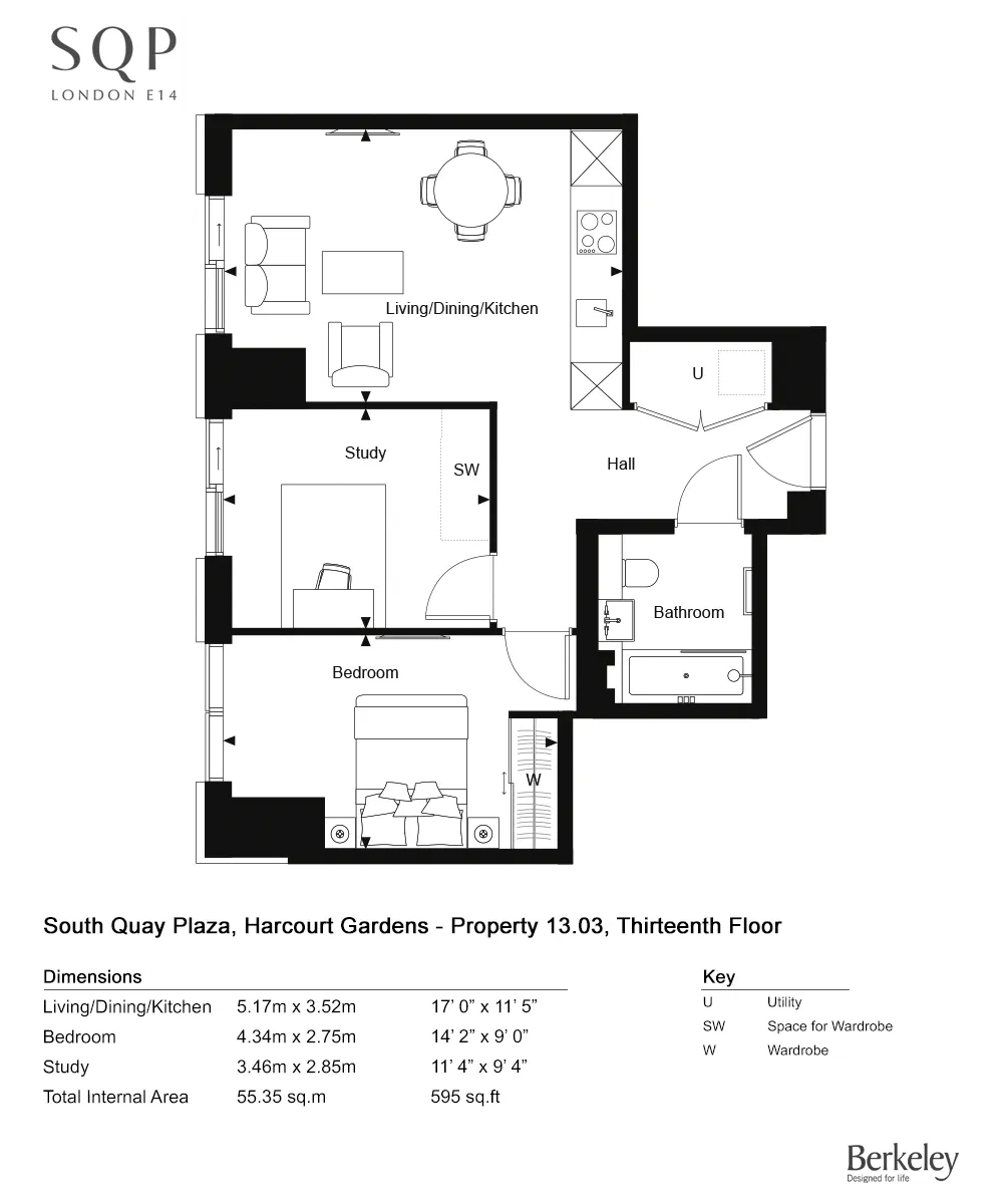 Floor plan for Residence 03
