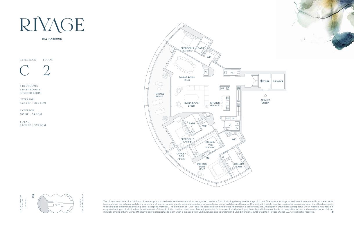Floor plan for Residence Residence C