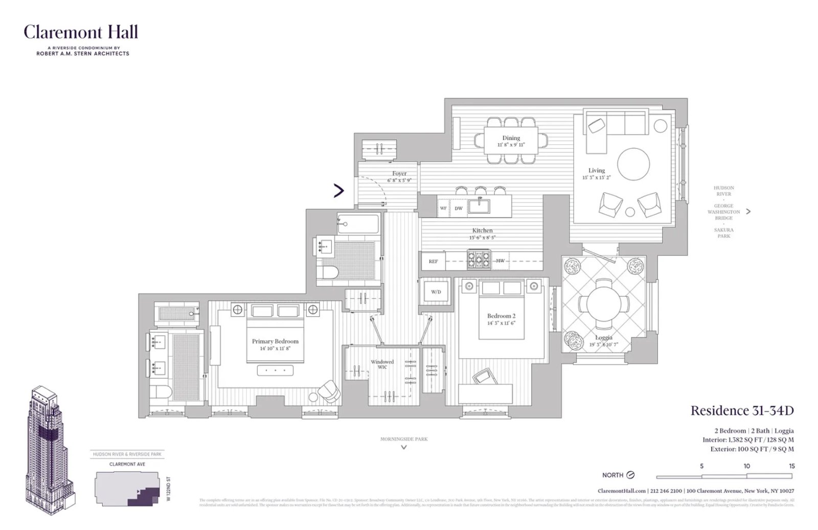 Floor plan for Residence 31D