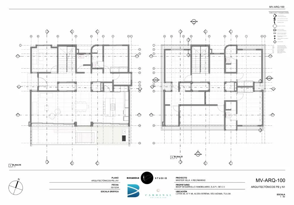 Floor plan for Residence 12 Galerna