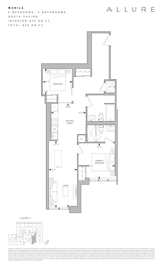 Floor plan for Residence MANILA