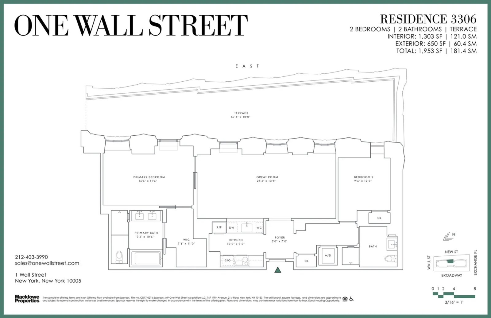 Floor plan for Residence 3306