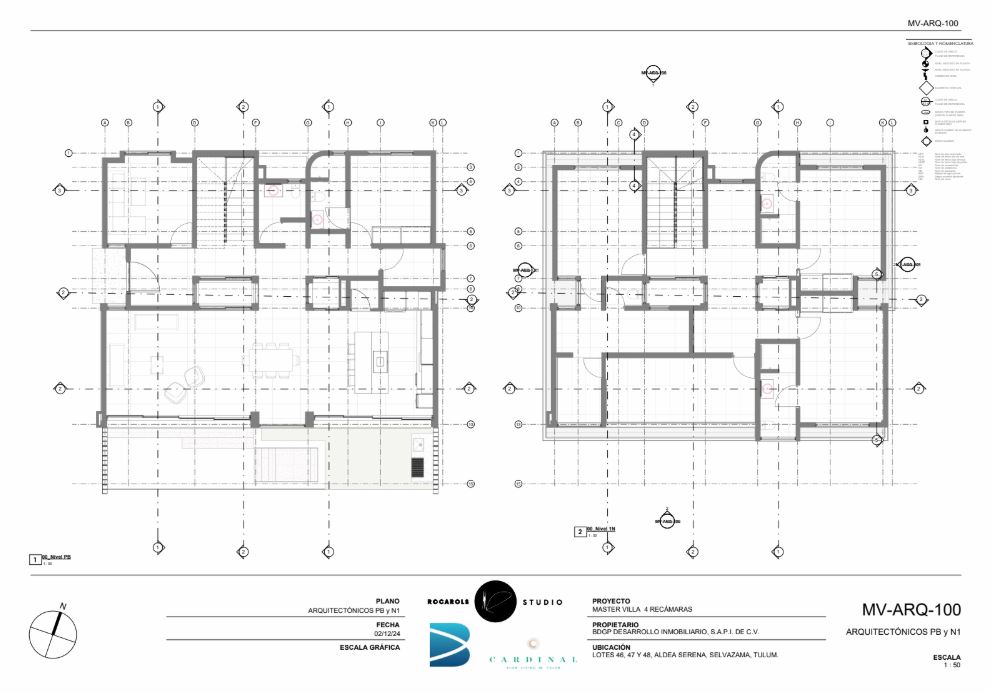 Floor plan for Residence 12 Galerna