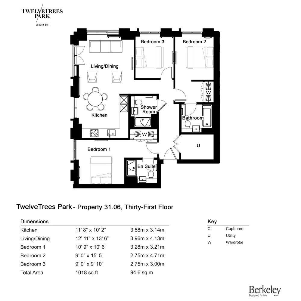 Floor plan for Residence 06