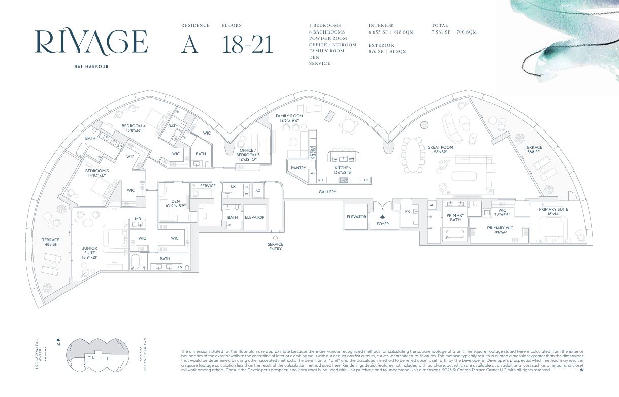 Floor plan for Residence Residence A