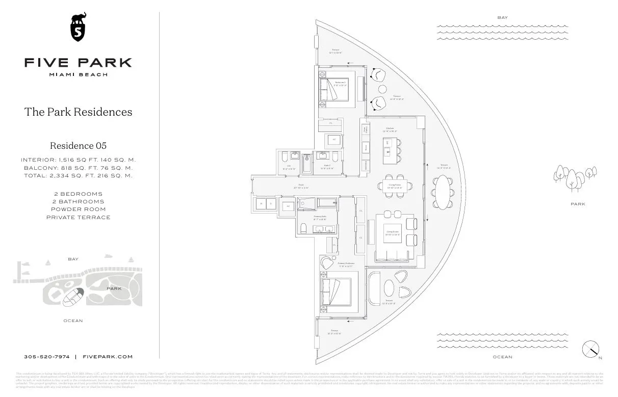 Floor plan for Residence 05