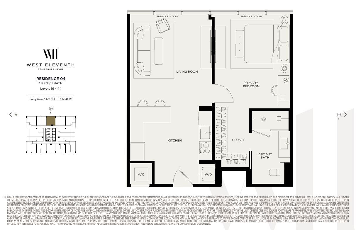 Floor plan for Residence Residence 4