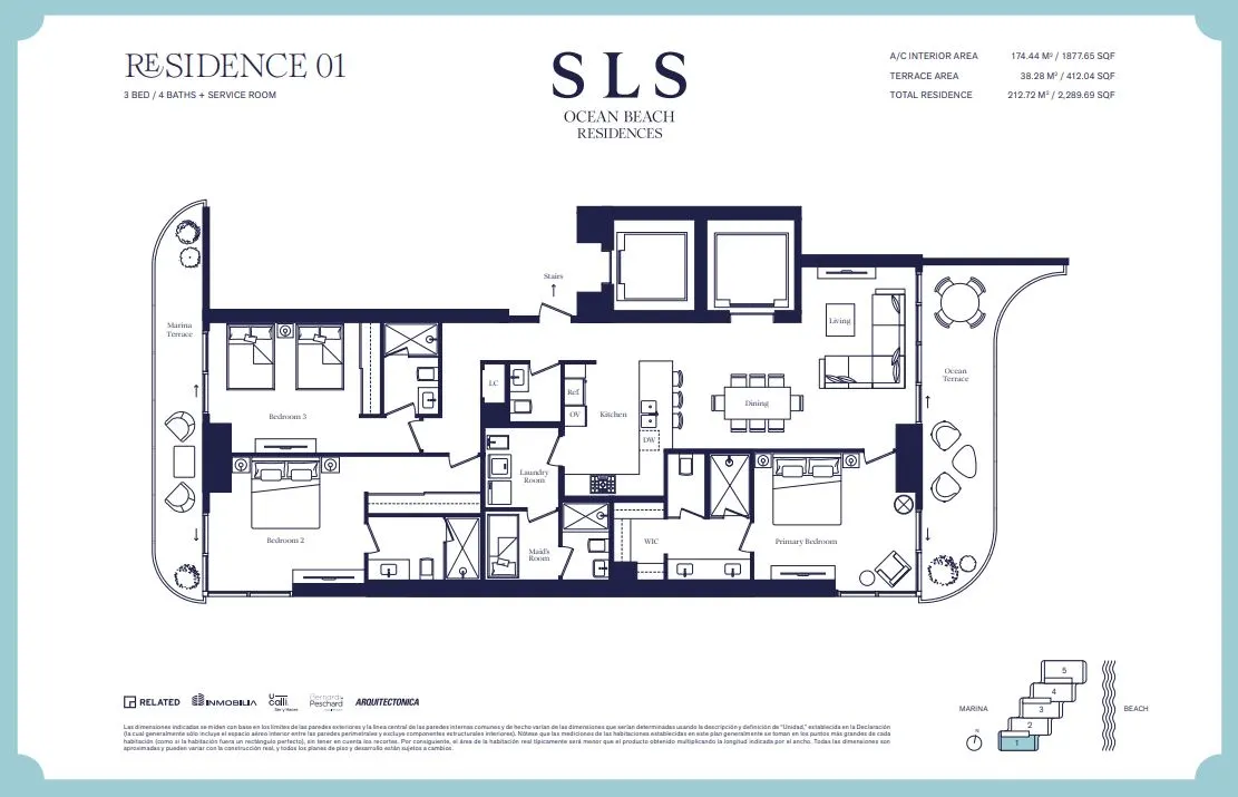 Floor plan for PUERTO CANCUN, 77500 Cancún, Q.R., Mexico