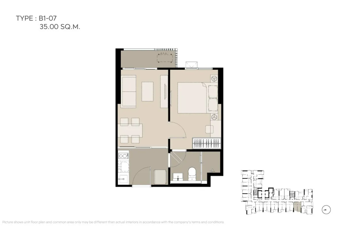Floor plan for 996 Phahonyothin Road