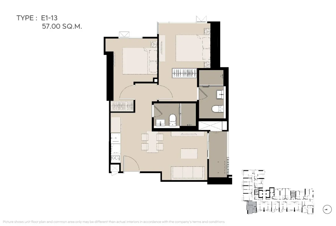 Floor plan for 996 Phahonyothin Road