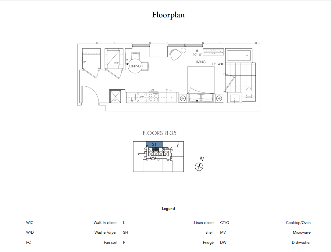 Floor plan for 60 Queen Street East,