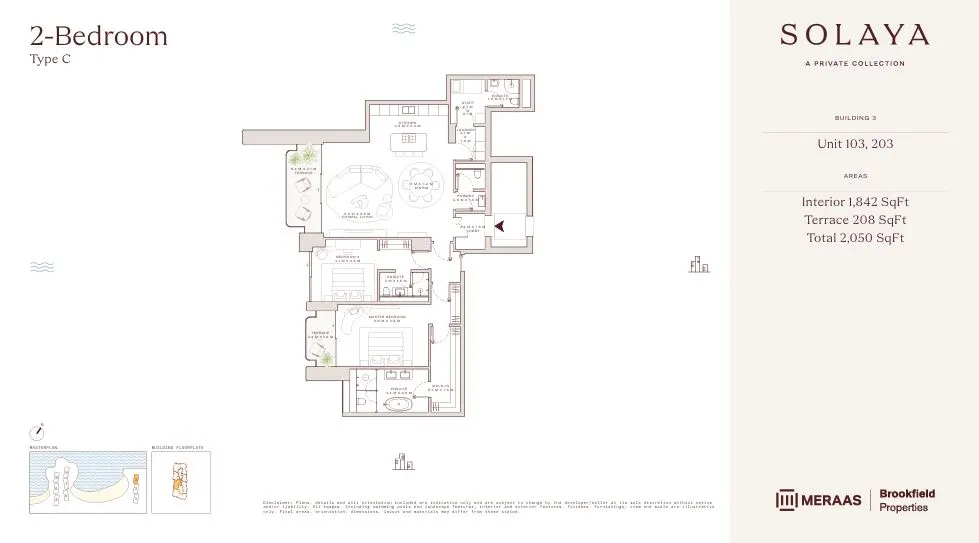 Floor plan for Residence TYPE C
