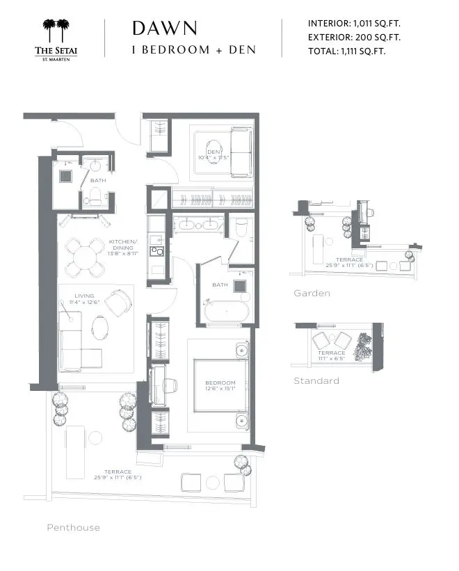 Floor plan for Residence DAWN