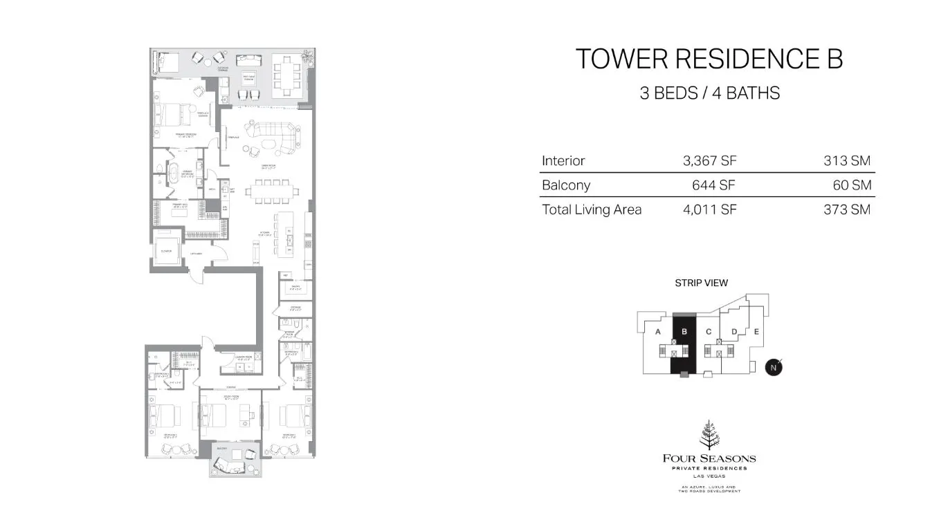 Floor plan for 552 South Stephanie Street