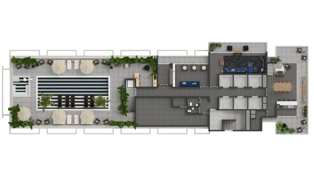 Floor plan for Residence 25B0