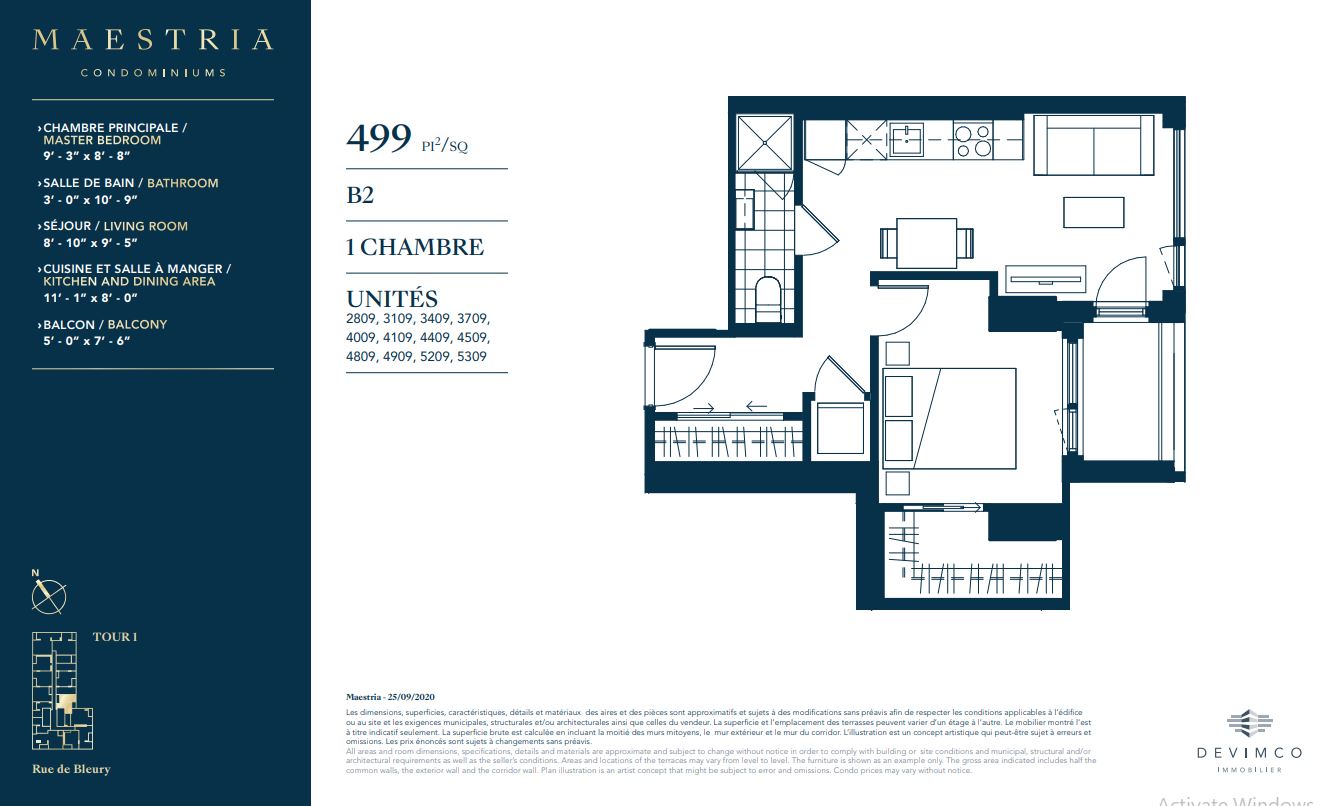 Floor plan for Residence B2