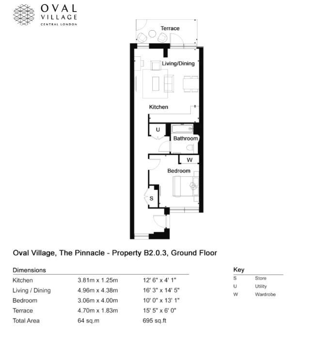 Floor plan for 9 Gasholder Place