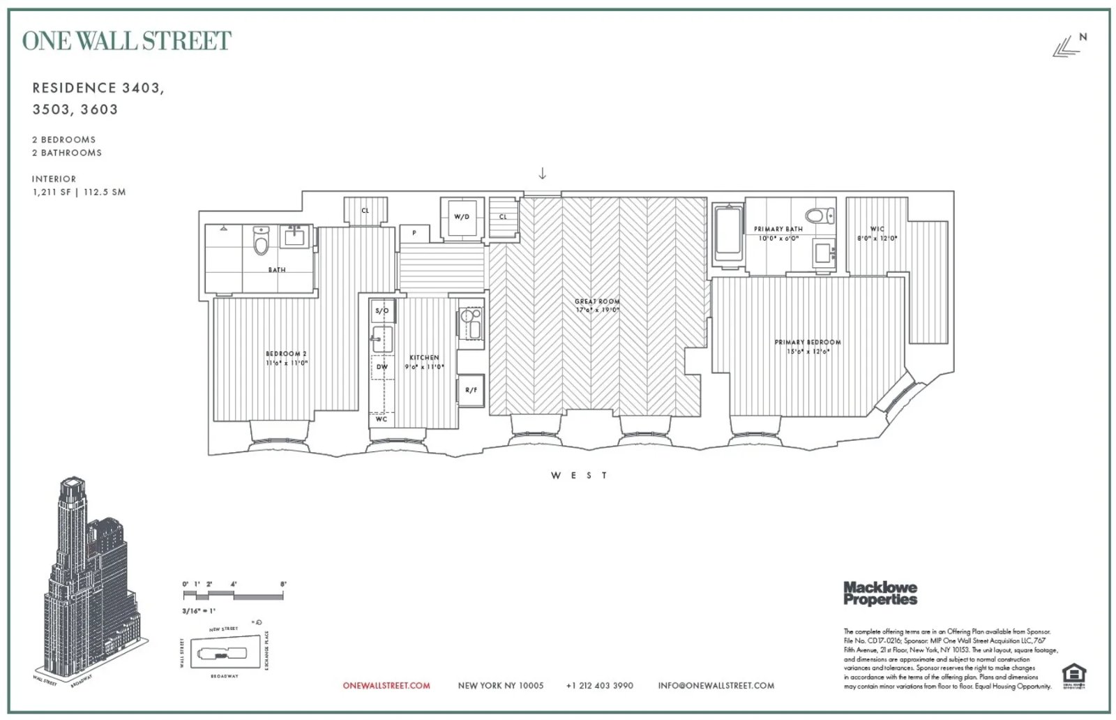 Floor plan for Residence 3603