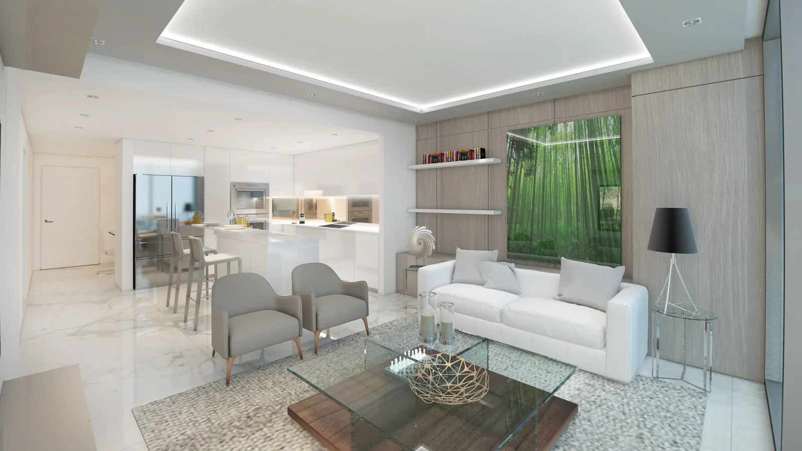 Residence 2106 | 1 Bedroom + Den | 1.5 Bathrooms | Expansive Balcony — image 3