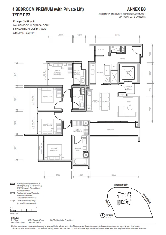 Floor plan for Residence