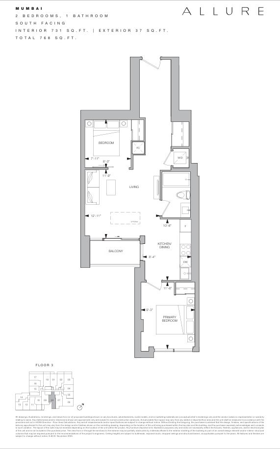 Floor plan for Residence MUMBAI