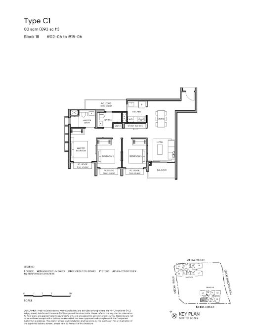 Floor plan for 18-20 Media Circle