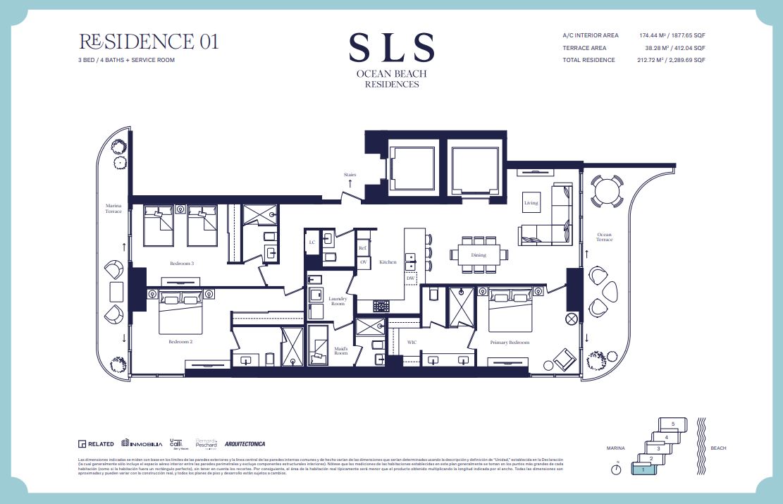 Floor plan for PUERTO CANCUN, 77500 Cancún, Q.R., Mexico