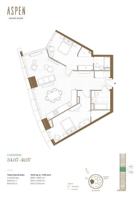 Floor plan for Residence 3507