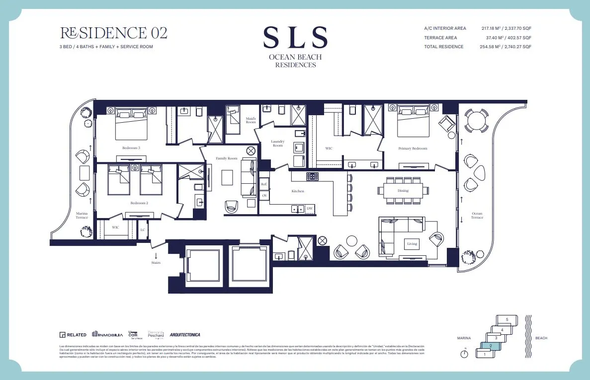 Floor plan for PUERTO CANCUN, 77500 Cancún, Q.R., Mexico