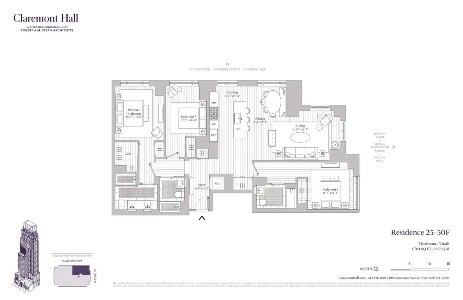 Floor plan for Residence 29F