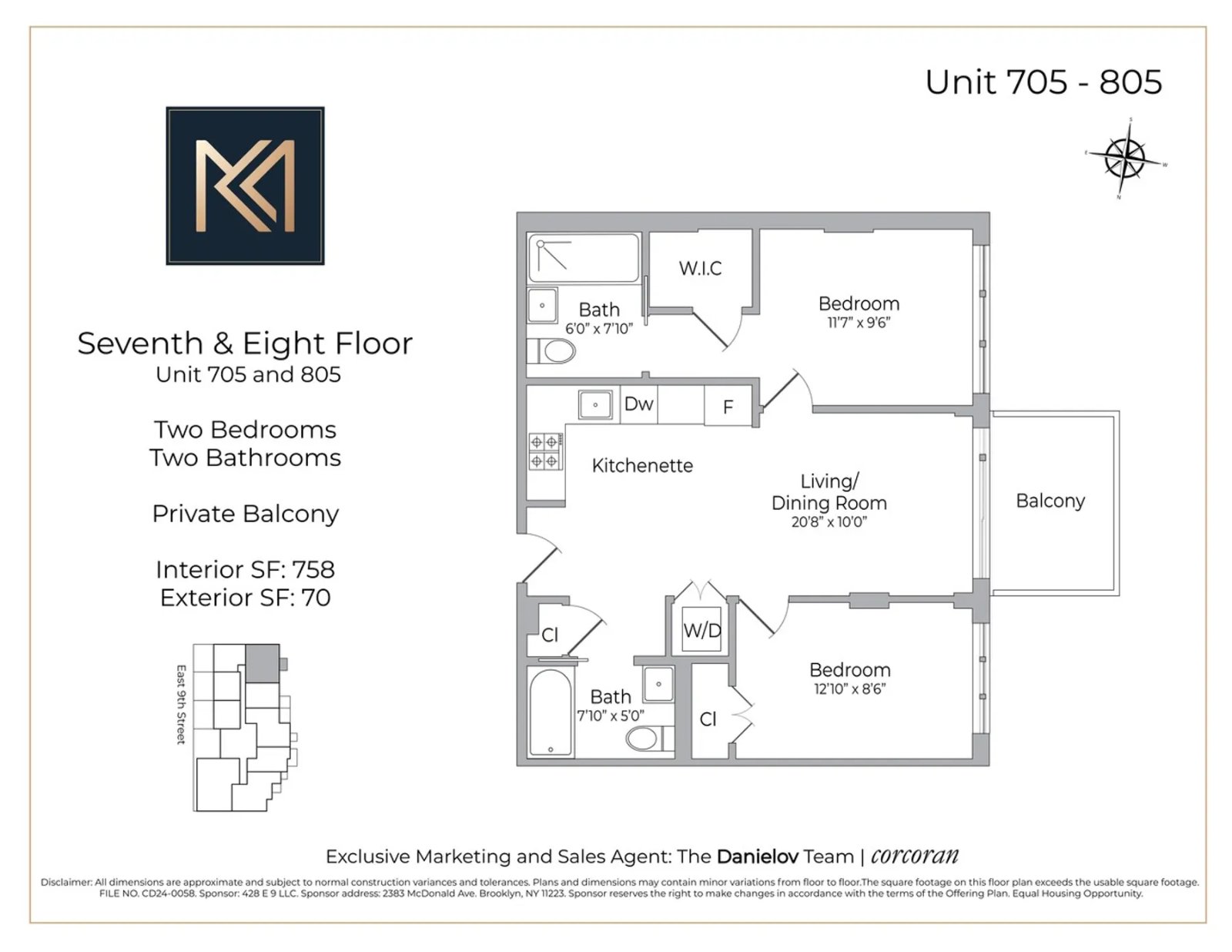 Floor plan for Residence PH5