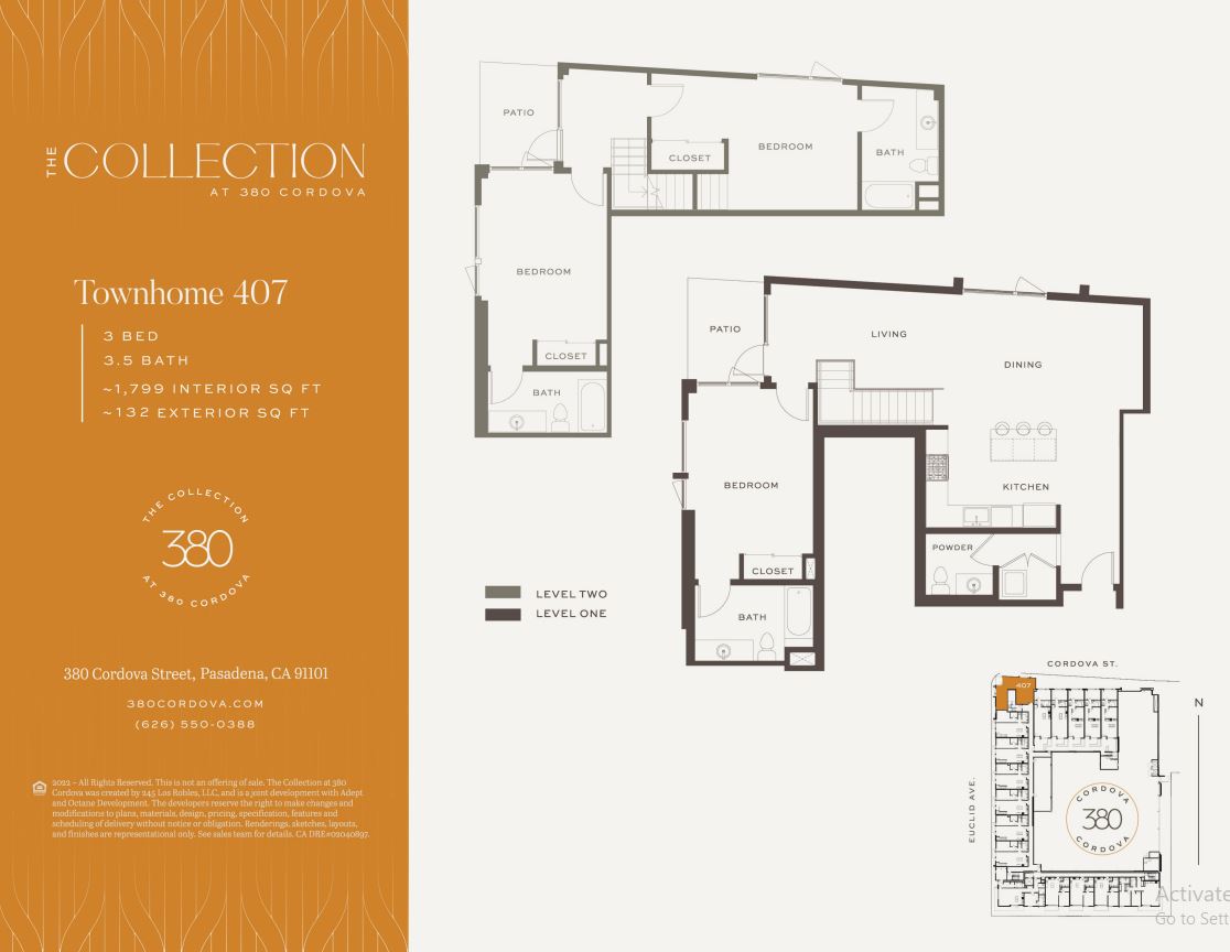 Floor plan for Residence 407