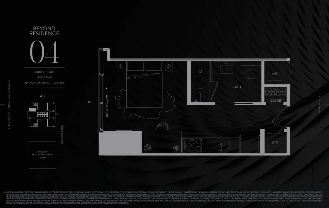 Floor plan for Residence 04