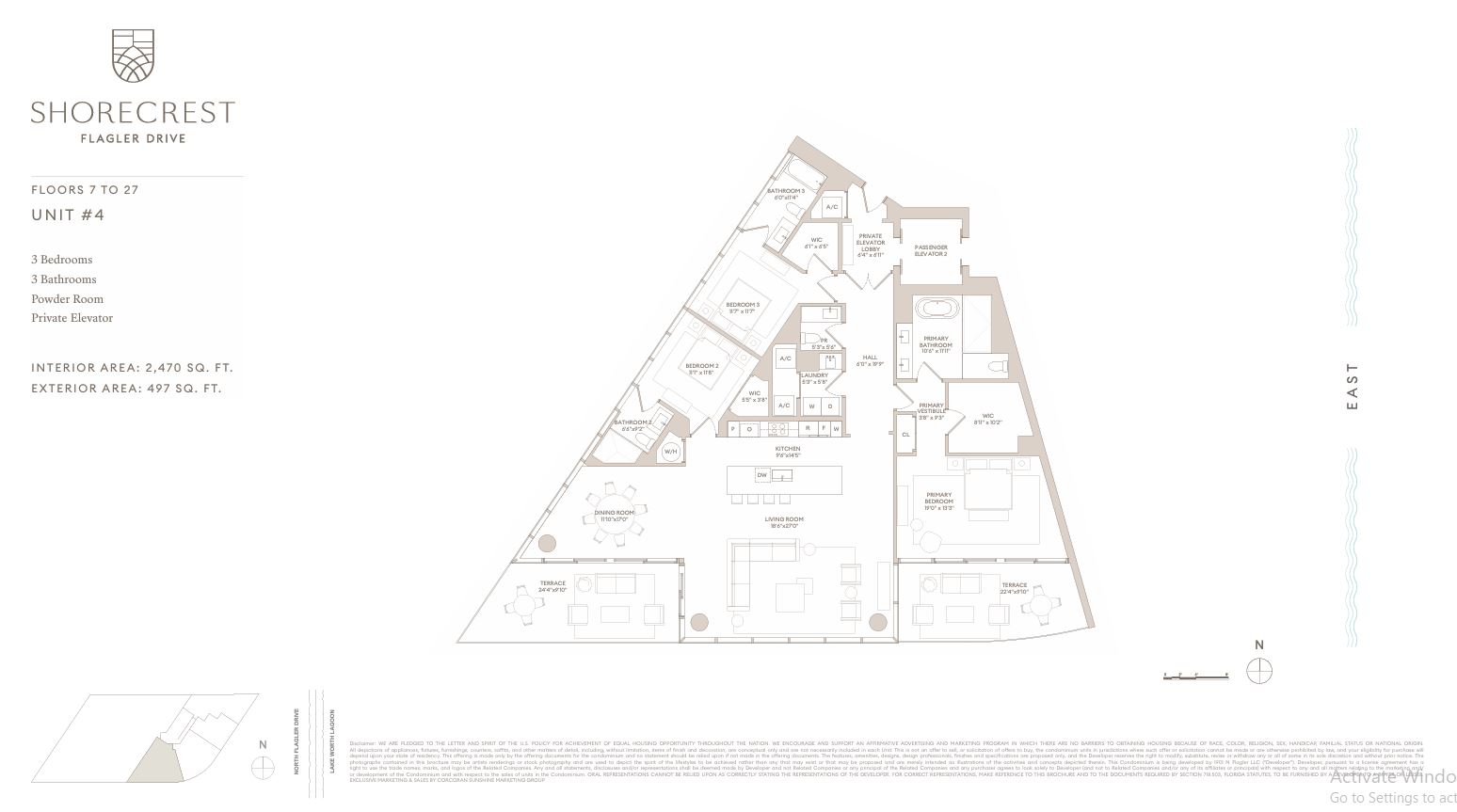 Floor plan for Residence 4