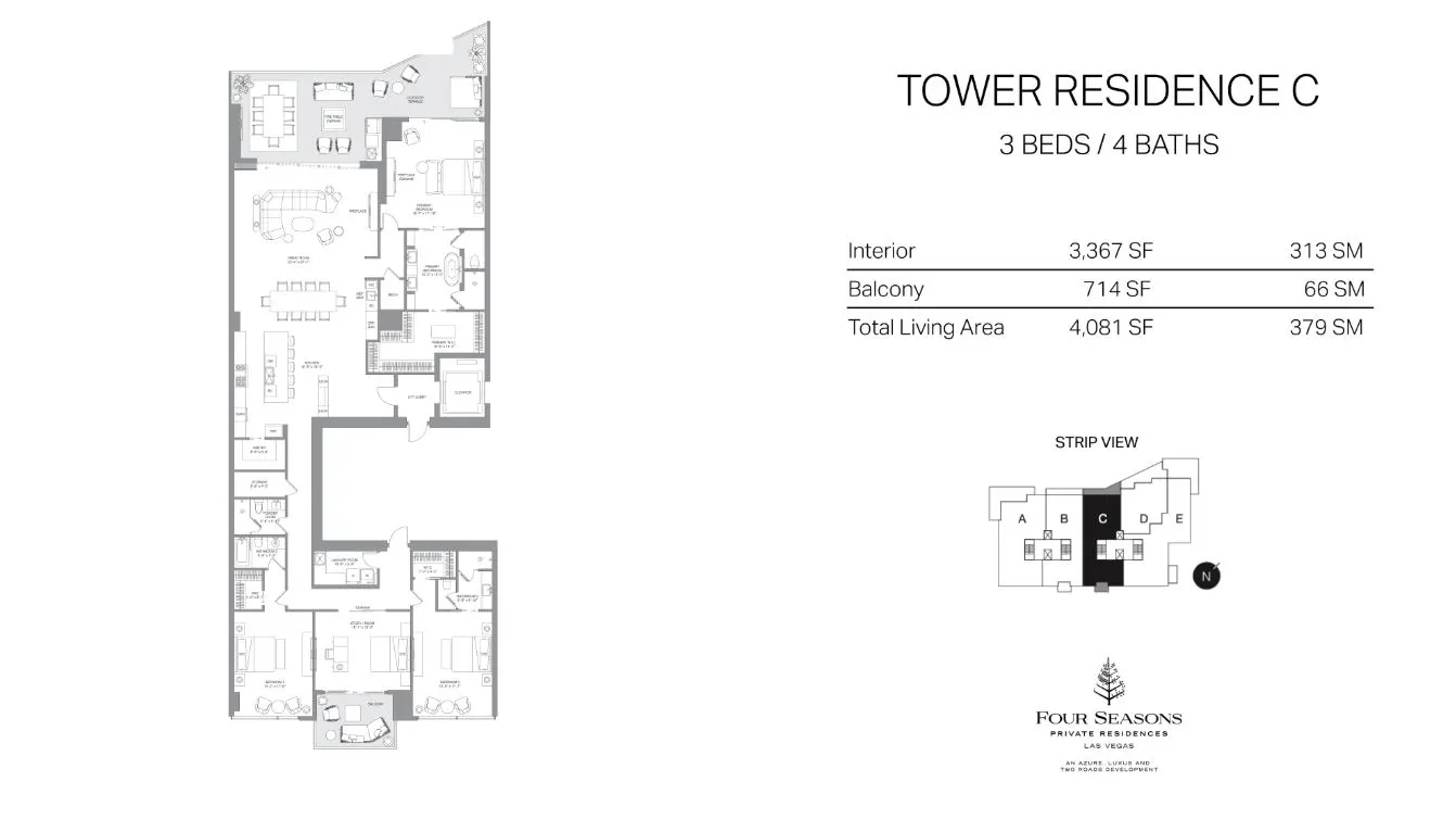 Floor plan for 552 South Stephanie Street