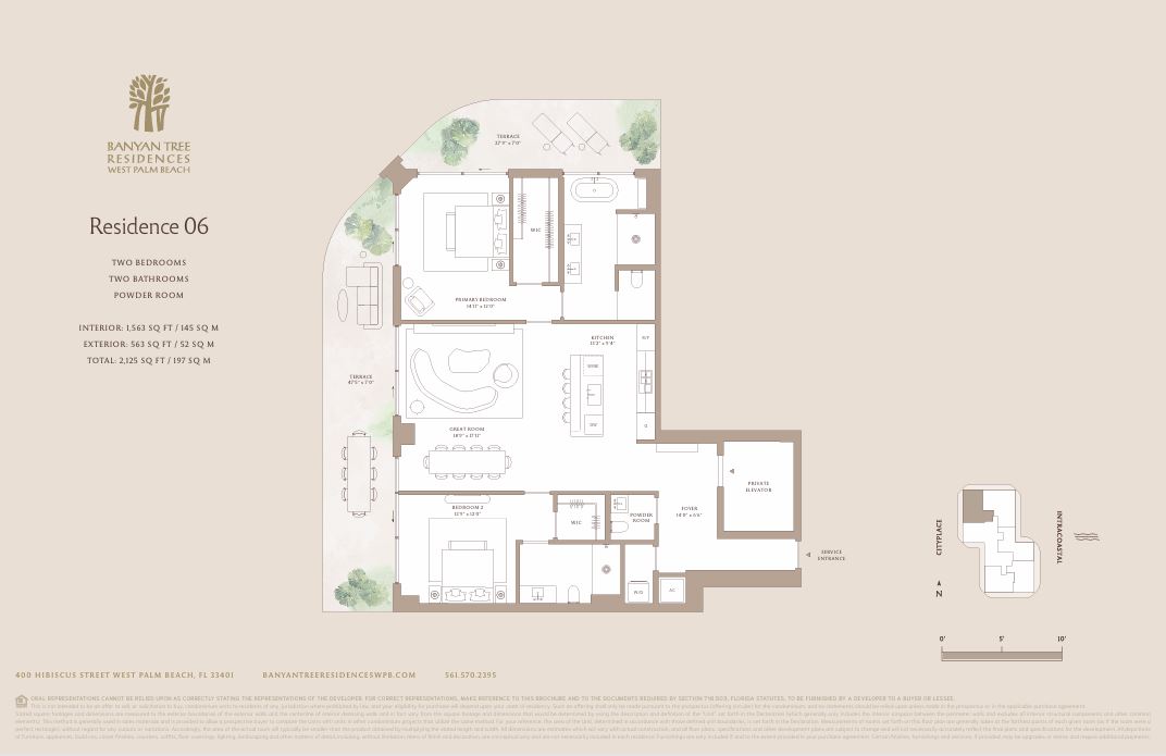 Floor plan for Residence 1606