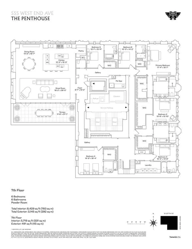 Floor plan for Residence