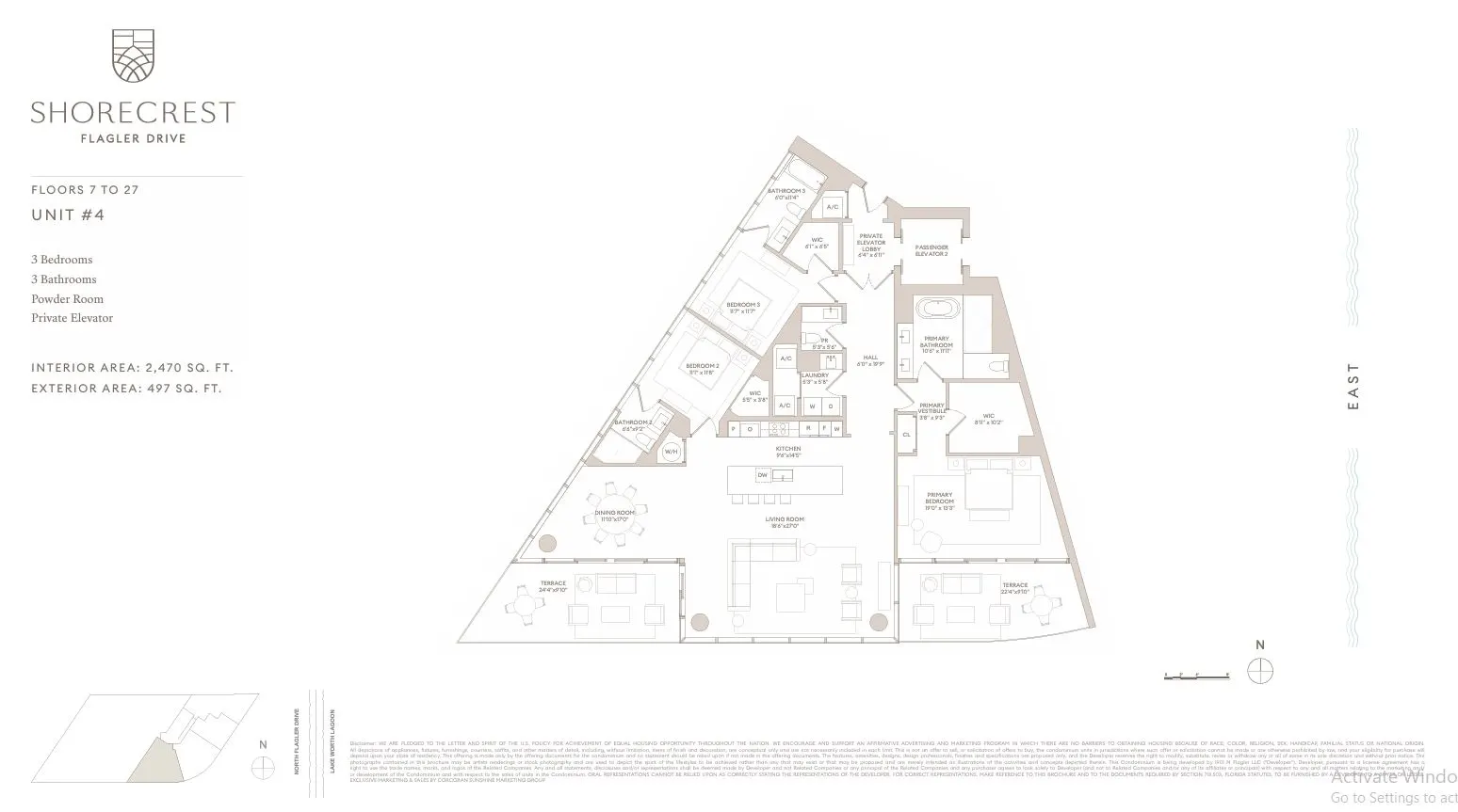 Floor plan for Residence 4