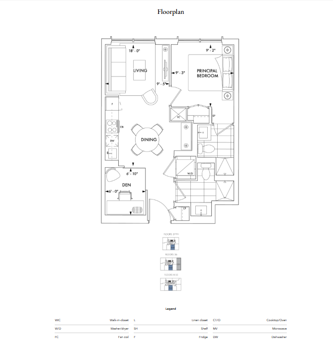 Floor plan for 60 Queen Street East,