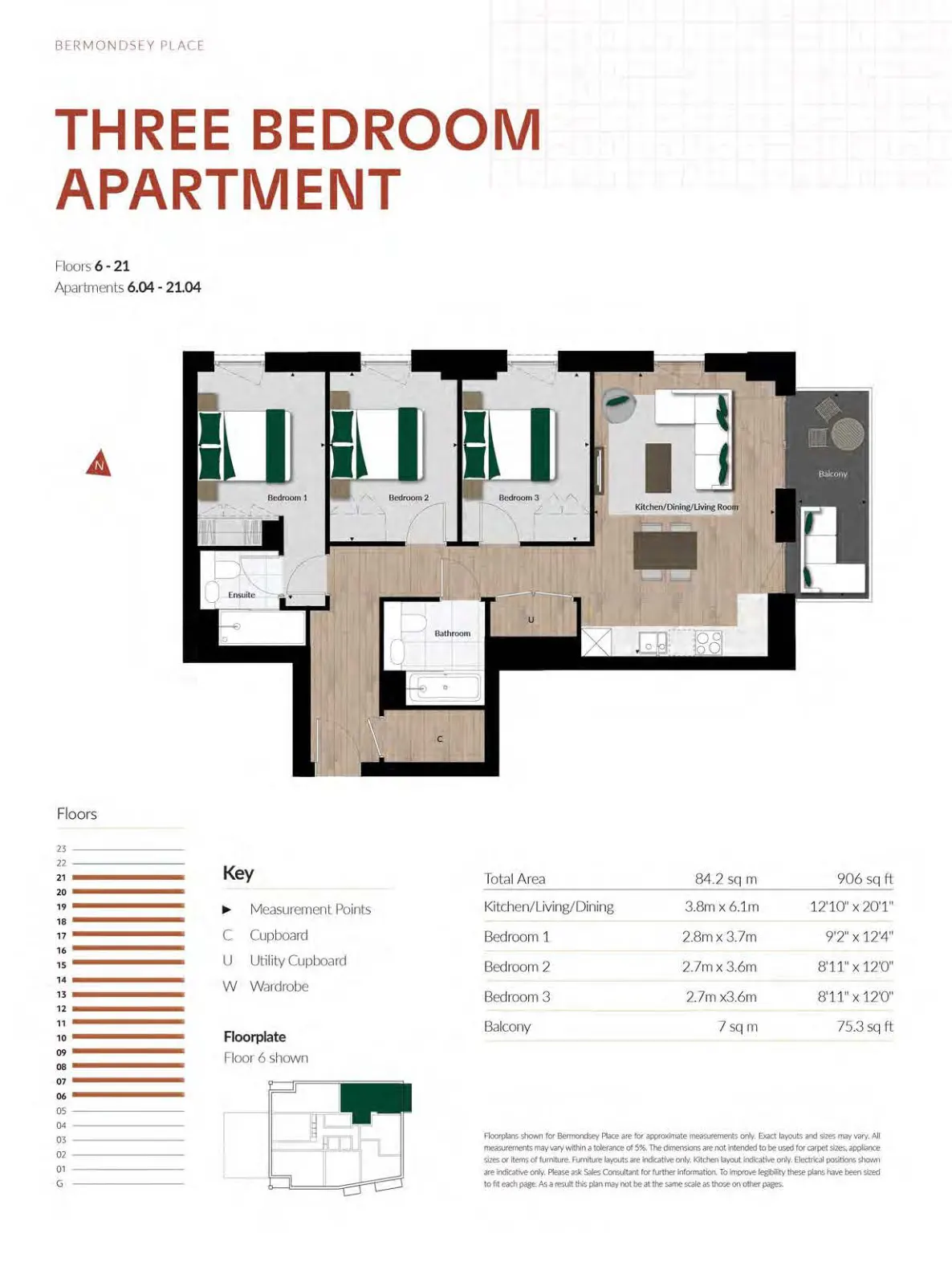 Floor plan for Residence B3.11.04