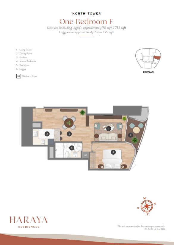 Floor plan for Riverside Drive, cor John Gokongwei, Jr. Boulevard, Pasig, 1609 Metro Manila