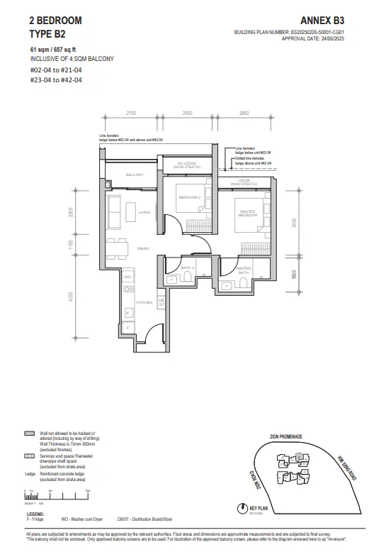Floor plan for Residence