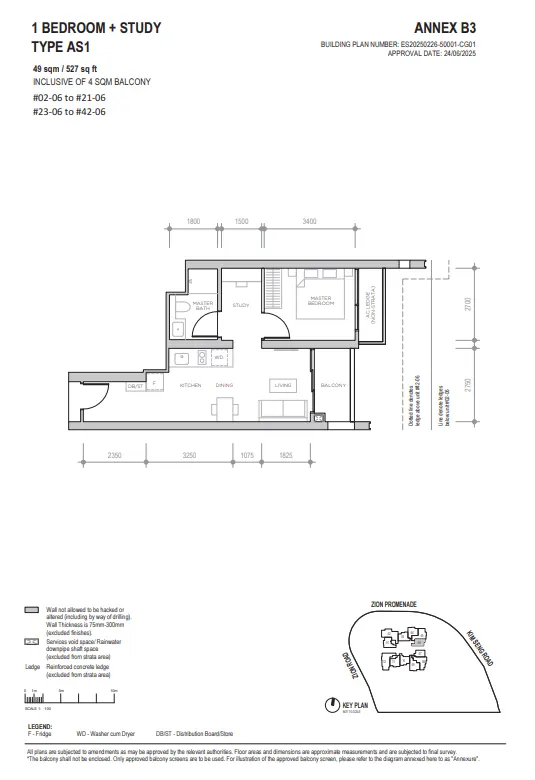Floor plan for Residence