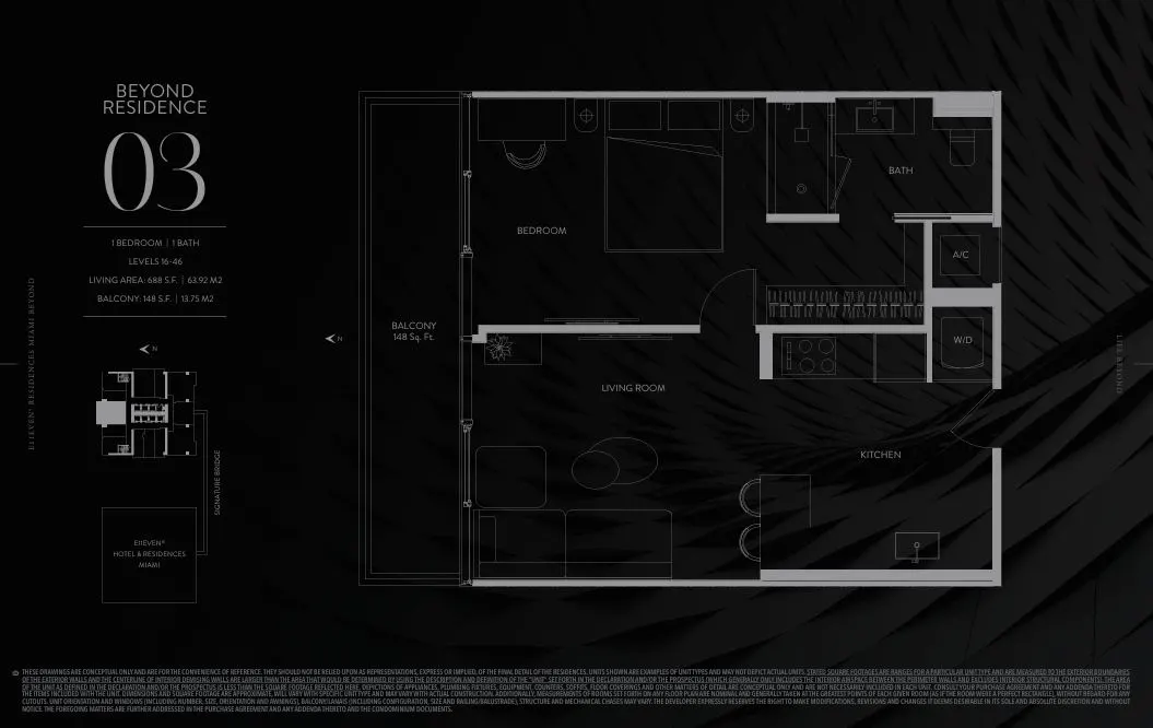 Floor plan for Residence 03