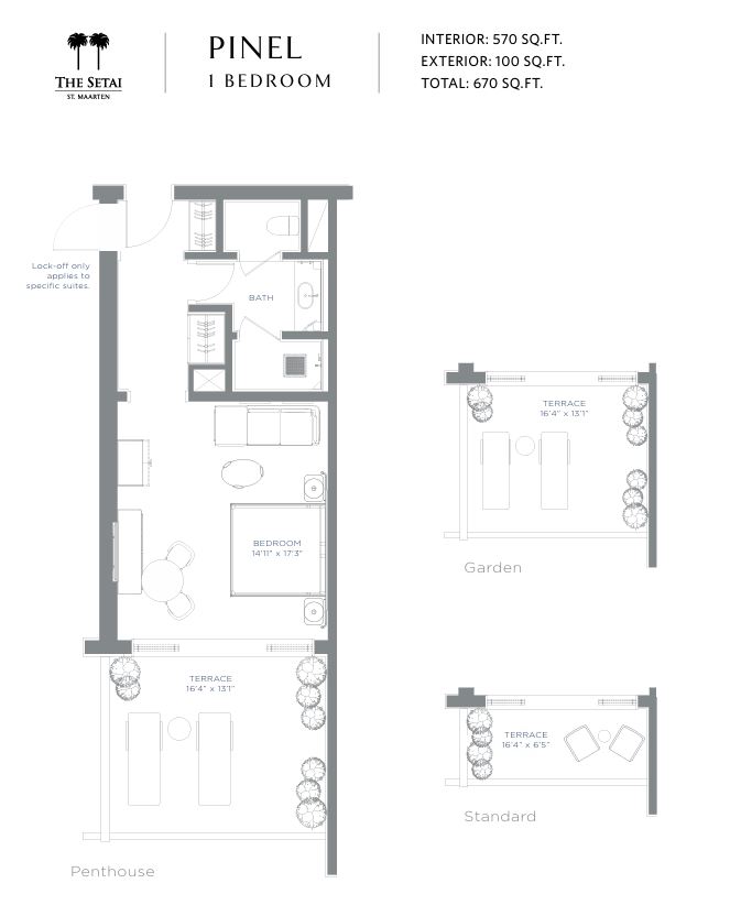 Floor plan for Residence PINEL