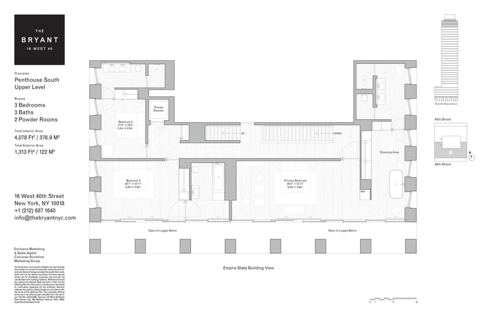 Floor plan for Residence PHS
